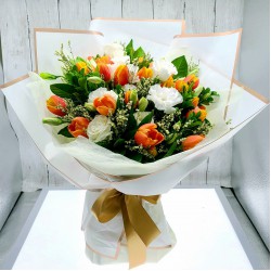 Always 25 Years Old Tulip Bouquet (Colour at Your Choice)